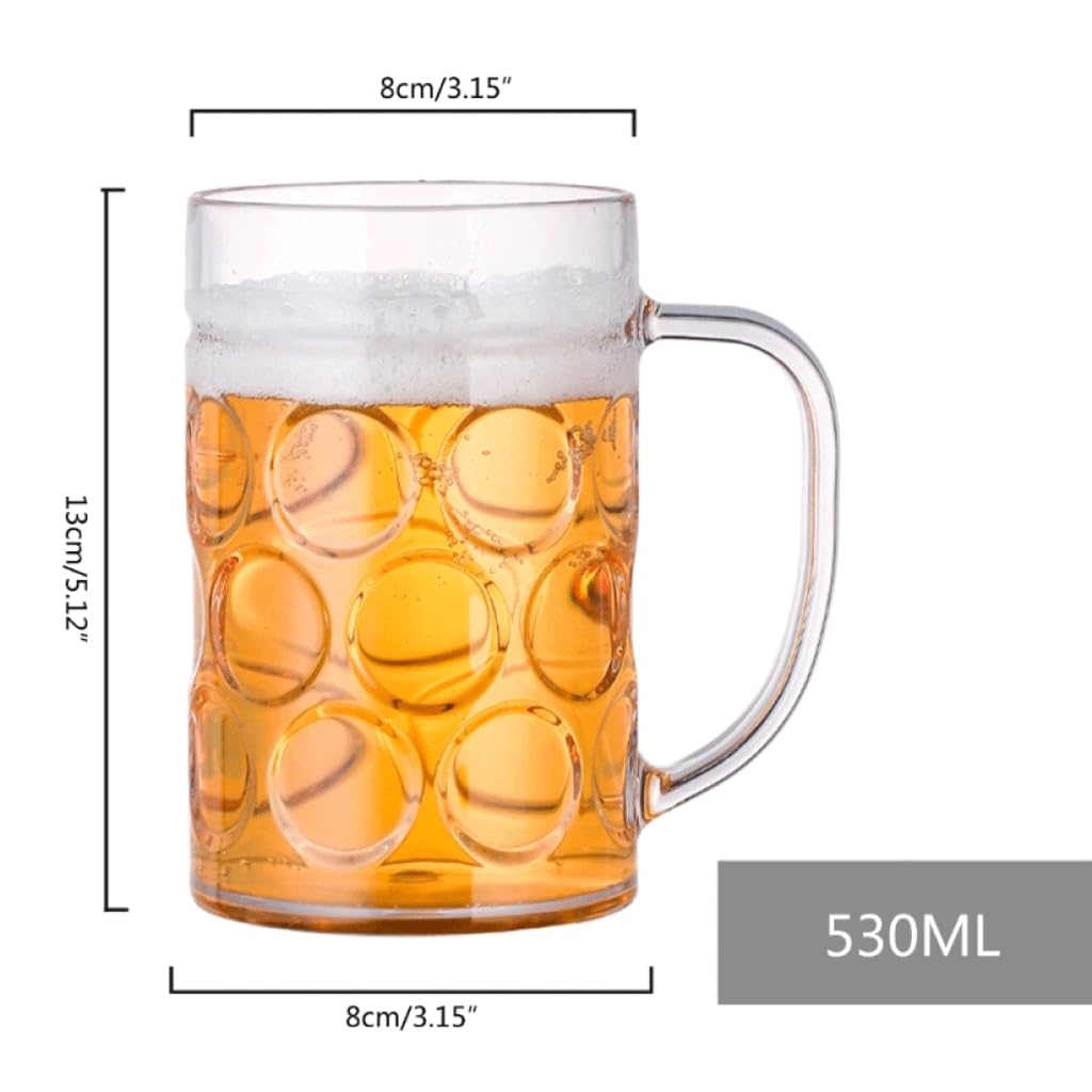 Amazon.co.jp: ビールのジョッキ アクリルビールジョッキマルチタイプ